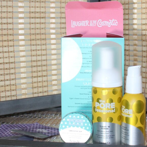 Benefit Pore Routine Roundup Skincare Essentials Set NIB - Picture 3 of 6